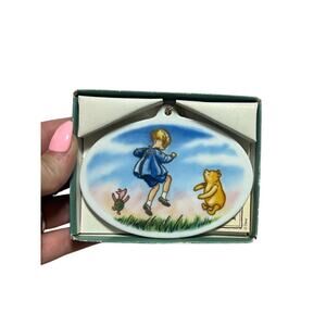 Vintage Disney Classic Winnie The Pooh Porcelain Ornament